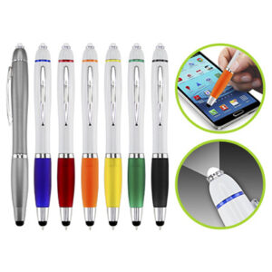 Bolígrafo Plástico Modelo "Wind Stella LED".