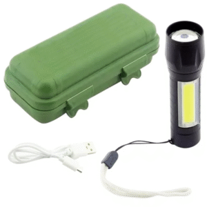 Mini Linterna Táctica Led Recargable Personalizada - Imagen 1