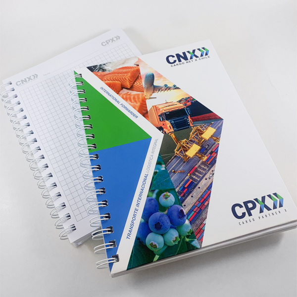 cuaderno corporativo personalizado