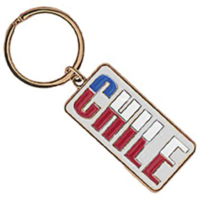 llavero cobrizado chile personalizado
