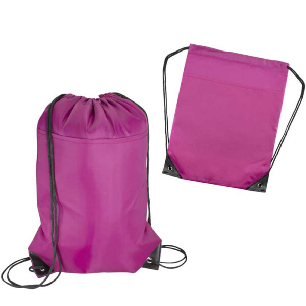 morral cooler personalizado color rosado