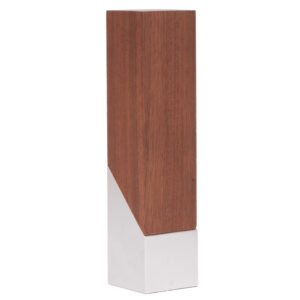 Bloque Trofeo de Acero y Madera "LUKAS" Corporativo - Imagen 6