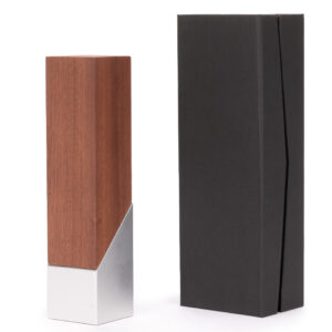 Bloque Trofeo de Acero y Madera "LUKAS" Corporativo - Imagen 5