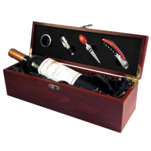 Set Para Vino Caja de Madera para Vinos Personalizada - Imagen 3