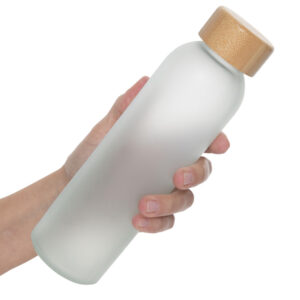 Botella de Vidrio Empavonado Corporativa 500 ml. Sustentable. - Imagen 4