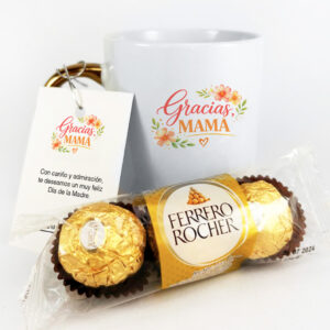 Tazon con Bombones Personalizado Día de la Madre