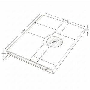 Cuaderno A5 TAHITI 162x210x18 mm.  Promocional - Imagen 3