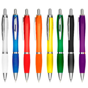 Bolígrafo Plástico Wind Color con Logo