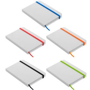 Libreta Pequeña “White” 4,3 x 9,2 x 1,1 cm. con Logo