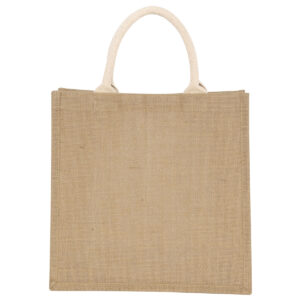 Bolsa de Yute "YEYE" Estampada 30 x 30 x 15 cm.