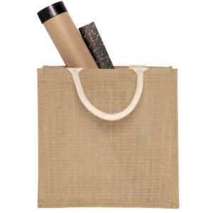 Bolsa de Yute "YEYE" Estampada 30 x 30 x 15 cm. - Imagen 3