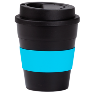 Mug Express Cup "BLACK" 356cc con banda silicona Publicitario - Imagen 5