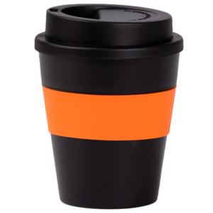 Mug Express Cup "BLACK" 356cc con banda silicona Publicitario - Imagen 3
