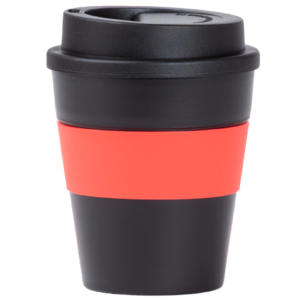 Mug Express Cup "BLACK" 356cc con banda silicona Publicitario - Imagen 7