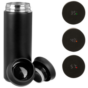 Termo doble pared de acero, con termómetro digital "SMART LID", 480cc Personalizado