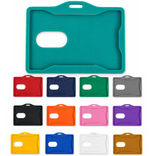 porta credencial horizontal con logo