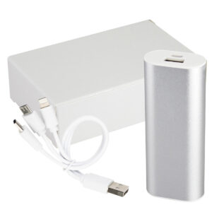 Cargador Power Bank Metálico 5200mAh Institucional