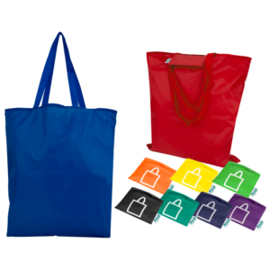 Bolsa de compras plegable en tela RPET Estampado