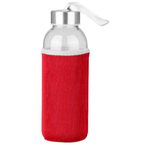 Botella de Vidrio Silica con funda de Neopreno 440cc con Logo - Imagen 3