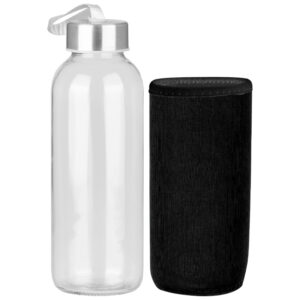 Botella de Vidrio Silica con funda de Neopreno 440cc con Logo - Imagen 8