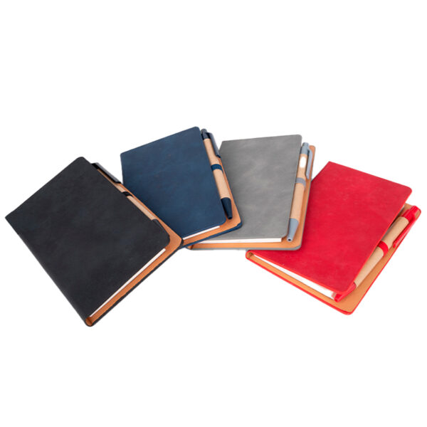 Libreta-Memo-Set-'AURORA'-de-Eco-Cuero,-con-Bolígrafo_Publicitario