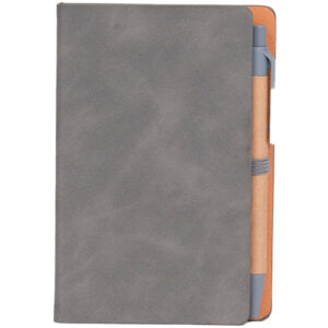 Libreta Memo Set "AURORA" de Eco-Cuero, con Bolígrafo. Grabado. - Imagen 5