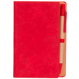 Libreta Memo Set "AURORA" de Eco-Cuero, con Bolígrafo. Grabado. - Imagen 6