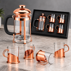 Set Cafetera Corporativa 5 piezas.