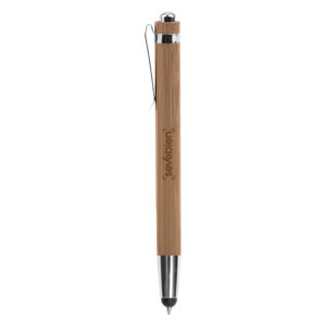 BOLIGRAFO TOUCH DE BAMBÚ "NAGANO TOUCH" TINTA AZUL - Madera - Imagen 1
