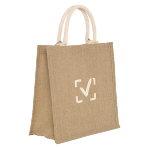 Bolsa de yute "YEYE" - Natural - Imagen 1