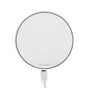 Cargador inalámbrico "DISCO" - Blanco - Imagen 2