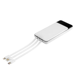 Power Bank multipuerto "ATLANTA" - Blanco - Imagen 2