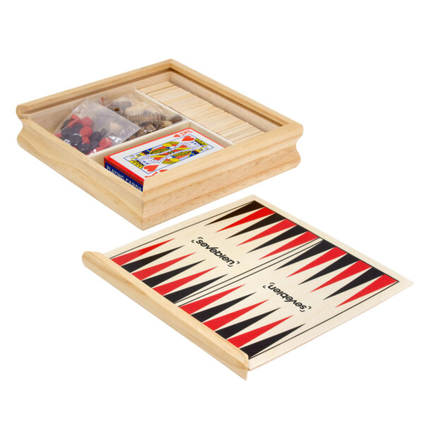 Set de juegos "JAVFAN" - Madera