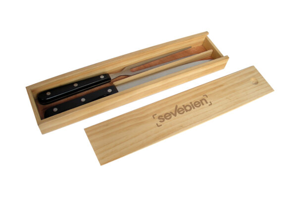 SET DE ASADO / BBQ "BELMONT" - Madera Clara