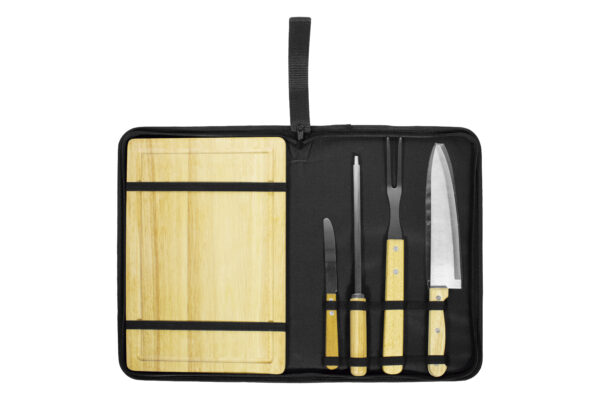 SET DE ASADO / BBQ "MASTER" - Negro