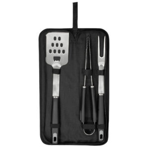 SET DE ASADO / BBQ "MASTERBEEF" - Negro + Gris - Imagen 2