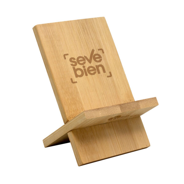 Soporte de escritorio para celular "BAMBOFFICE" - Madera