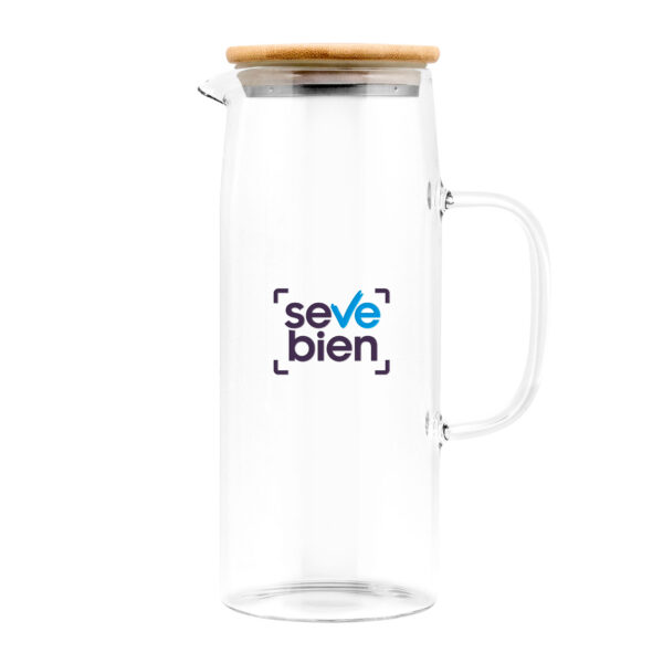 Jarra con tapa "BAMBJUG" - Transparente
